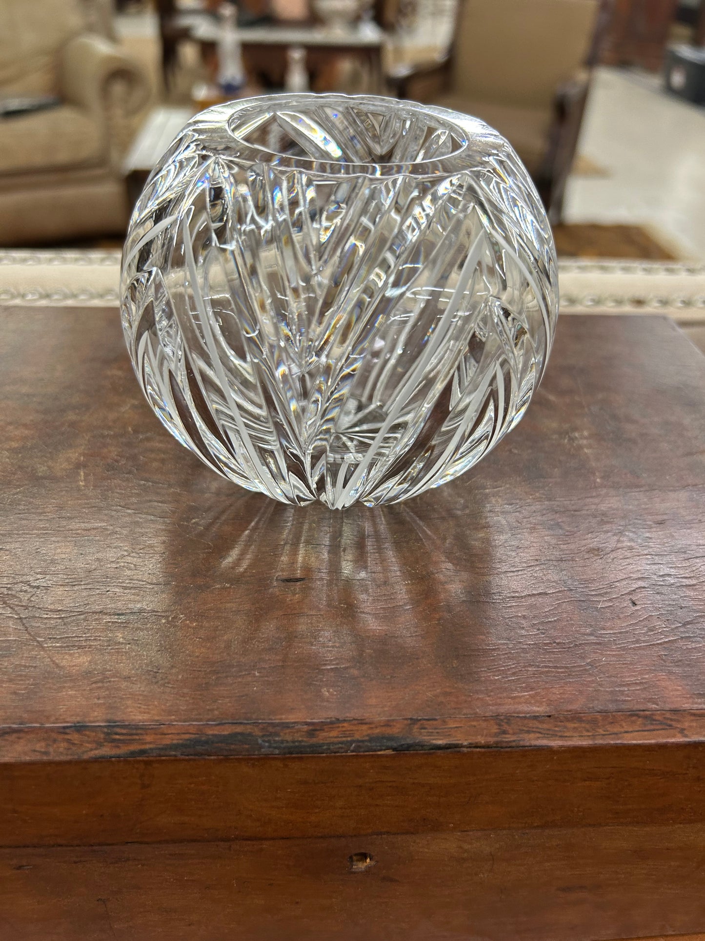 Cut Crystal Vase