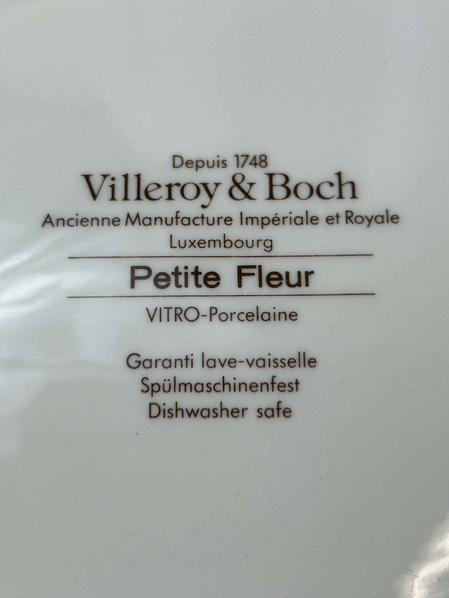 Villeroy & Boch Petite Fleur Covered Vegetable Tureen