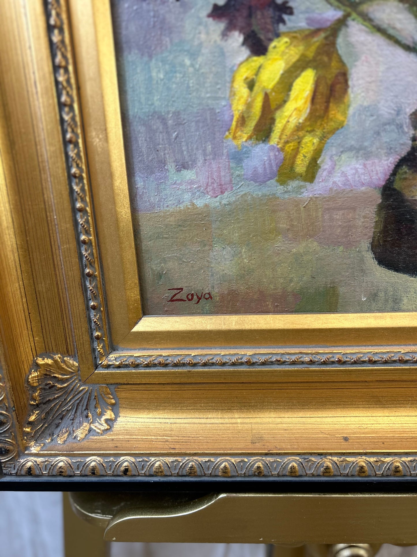 Original Oil on Canvas – Signed “Zoya”