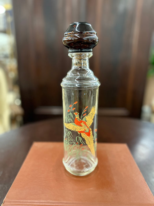 vintage glass decanter