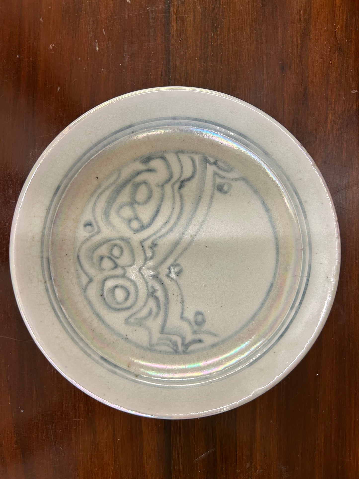 Signed McKinnell Studio Pottery Plate (6.5”)