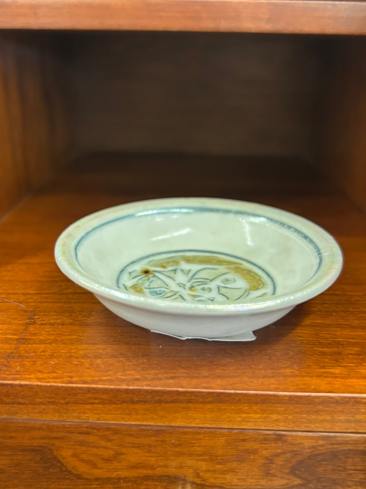 Signed McKinnell Studio Pottery Dish (3”)