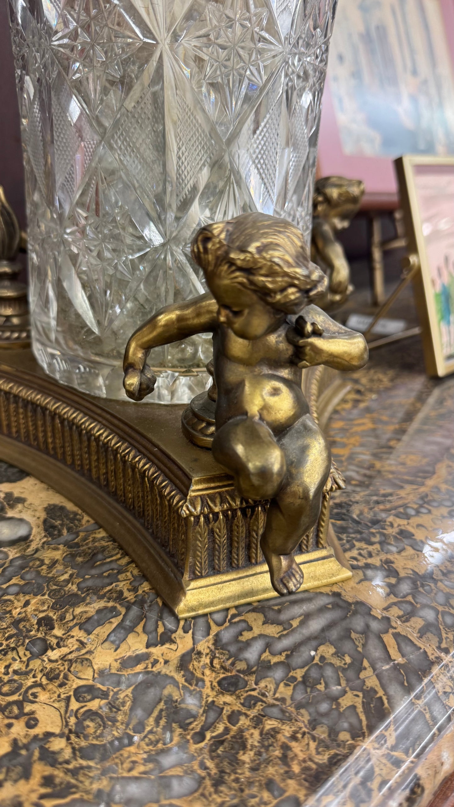 Exceptional Cut Crystal Vase