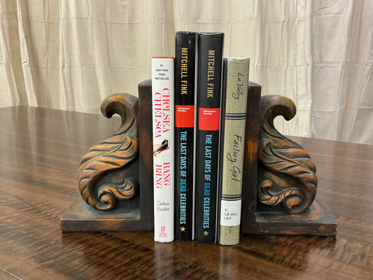 Carved Acanthus Style Bookends