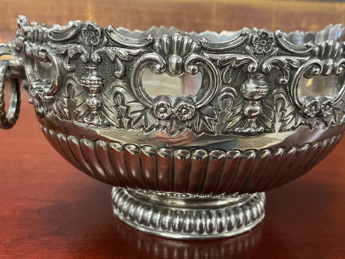 Vintage F.B. Rogers Silverplate Pedestal Bowl