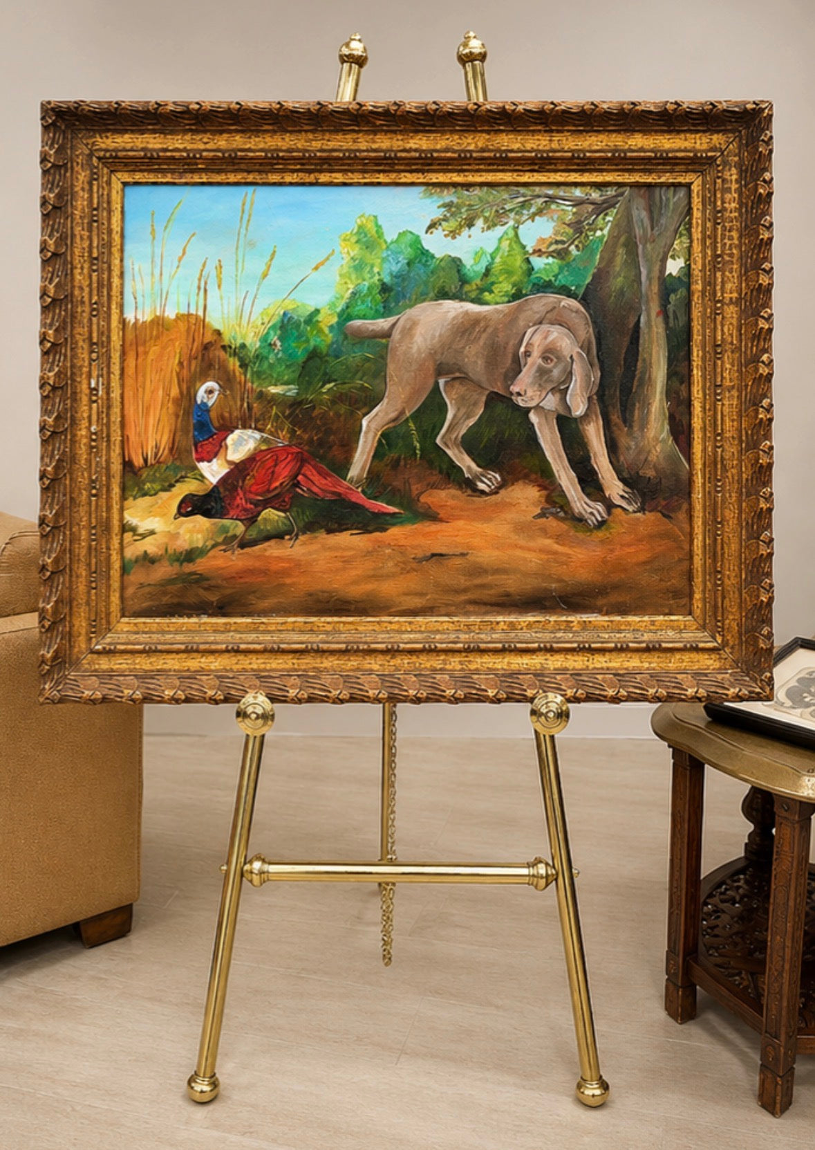 Vintage oil painting