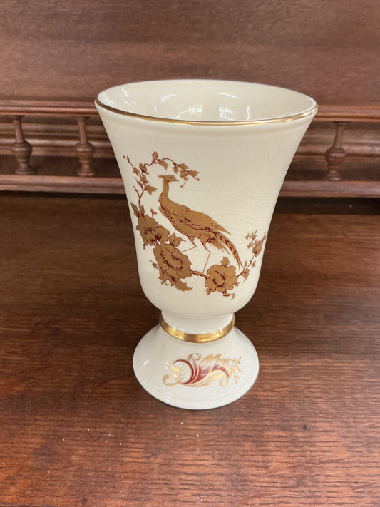 Royal Worcester “Palissy” Bird Motif Vase (England)