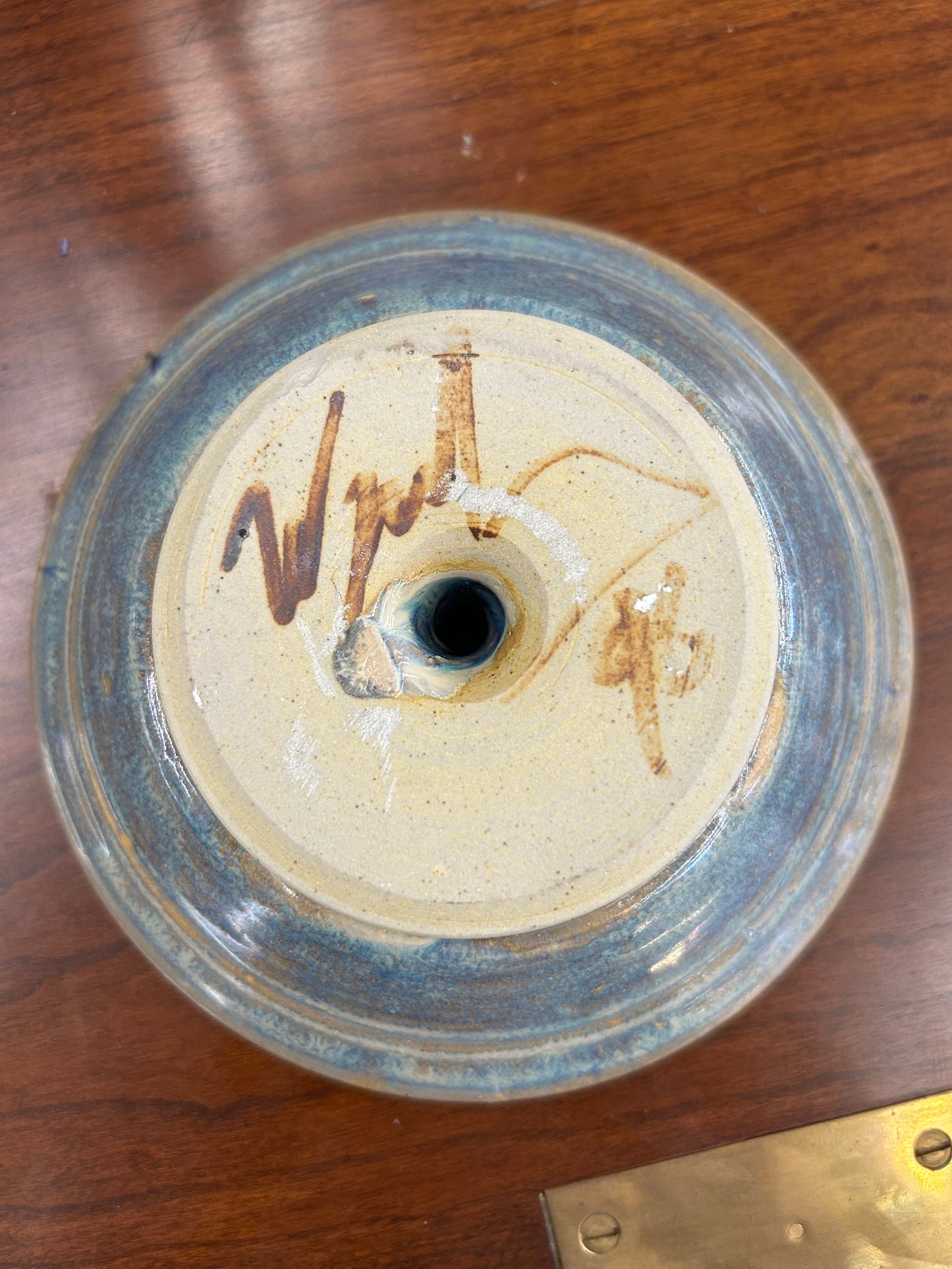 Studio pottery ring dish