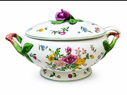 Vintage 1988 Franklin Mint “La Soupière Provençal” Soup Tureen by Le Cordon Bleu
