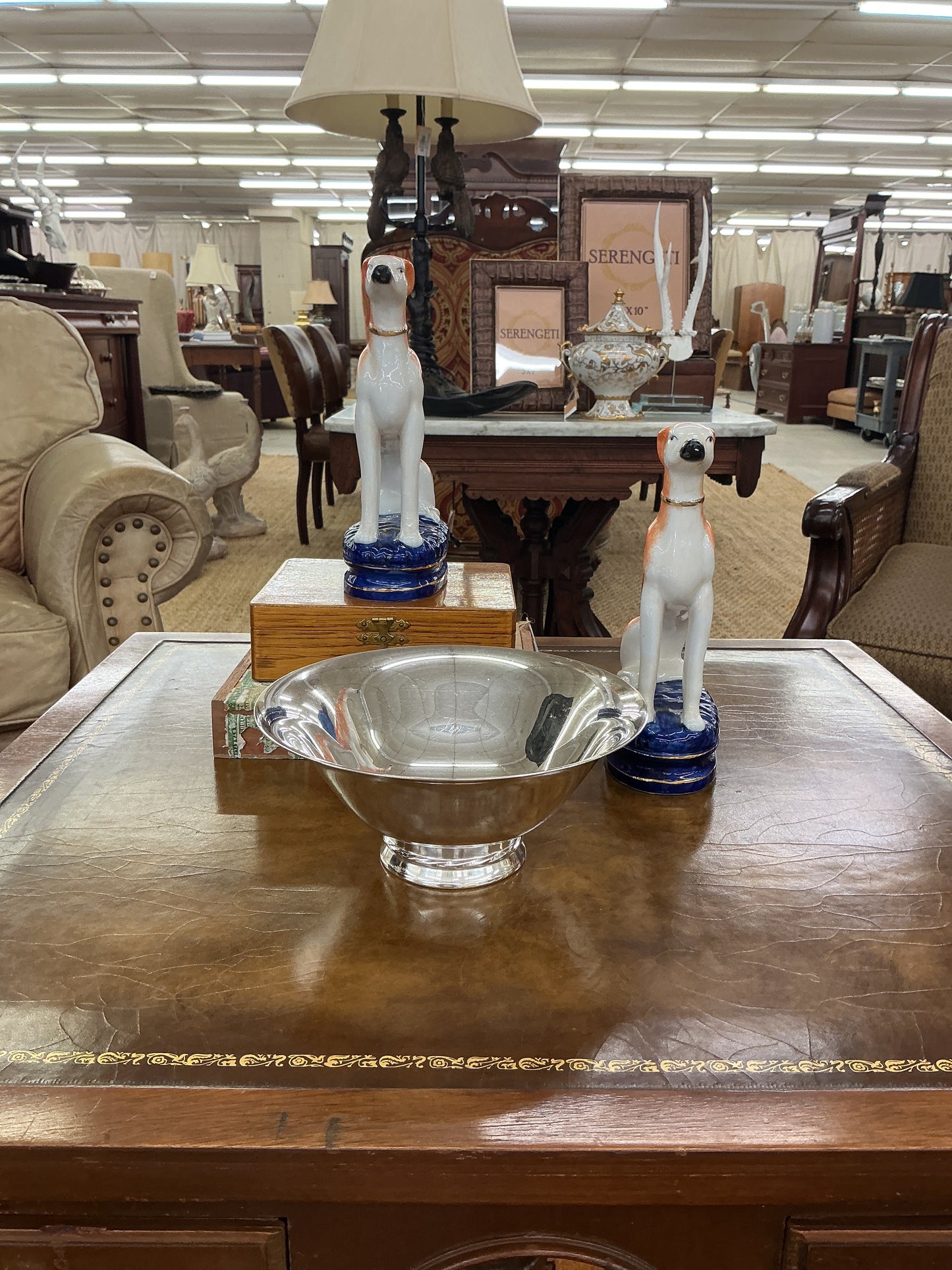 Vintage Towle Silverplate Pedestal Bowl