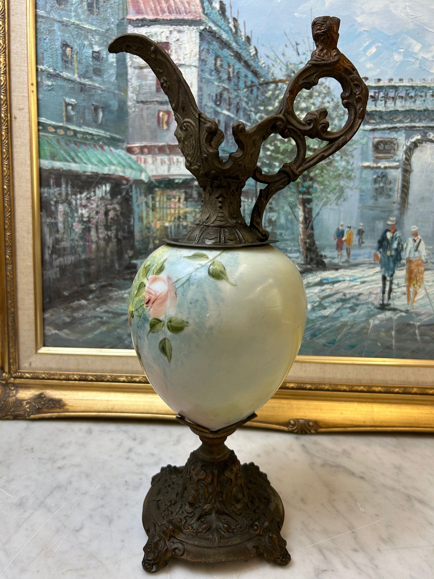 Elegant antique Victorian ewer