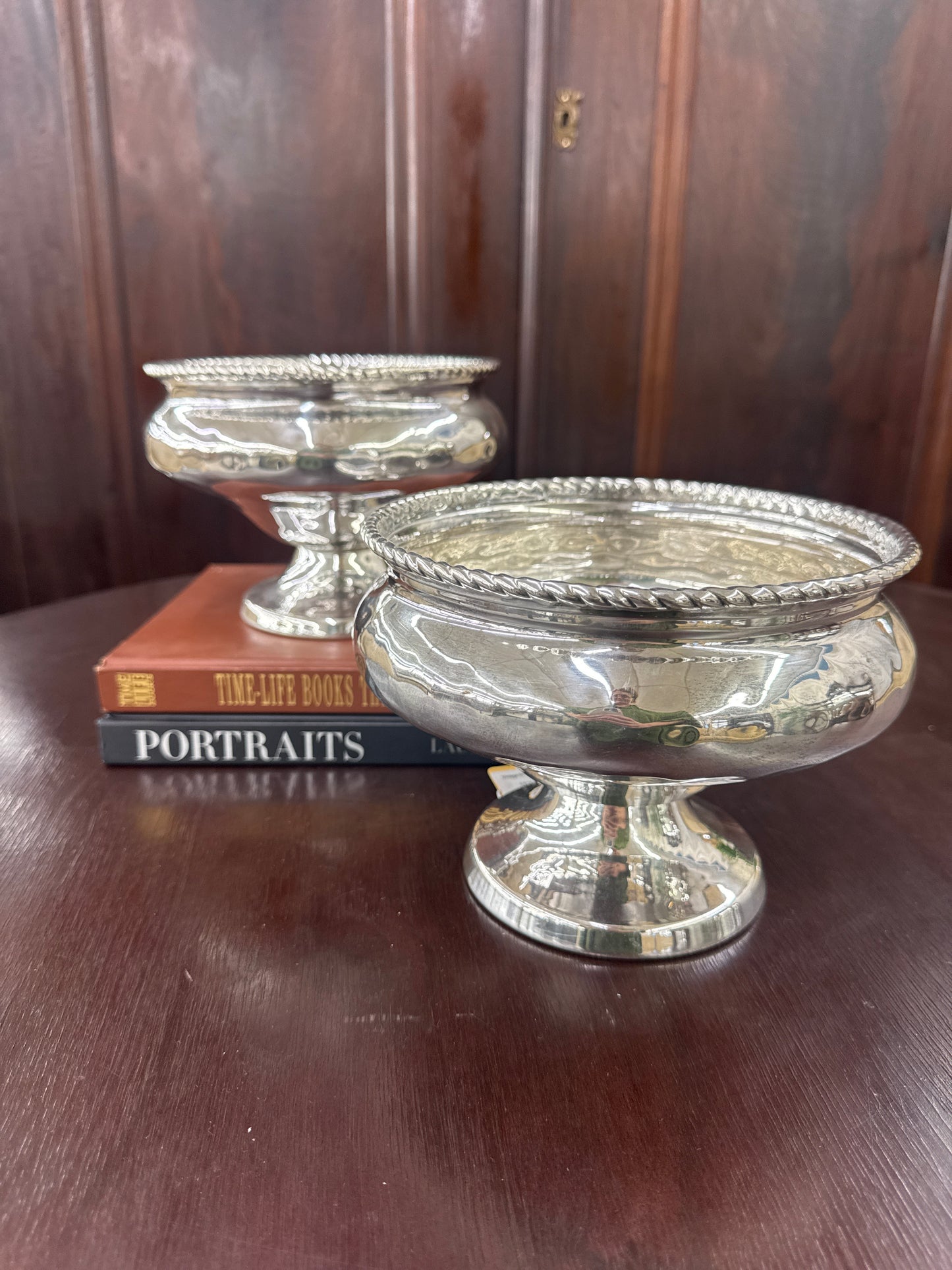 Vintage Silver-plated Pedestal Bowl