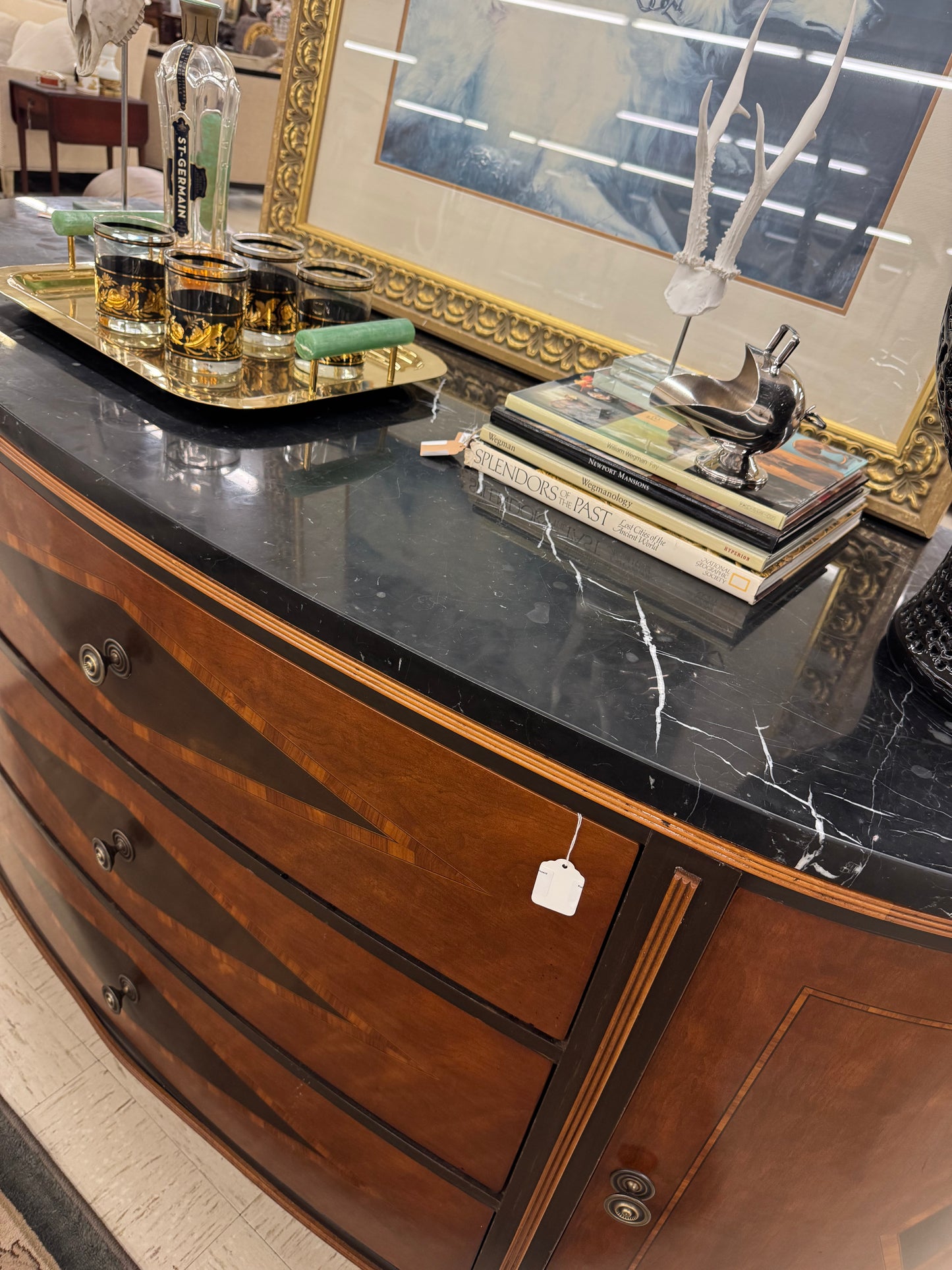 Henredon for Ralph Lauren Marble-Top Credenza
