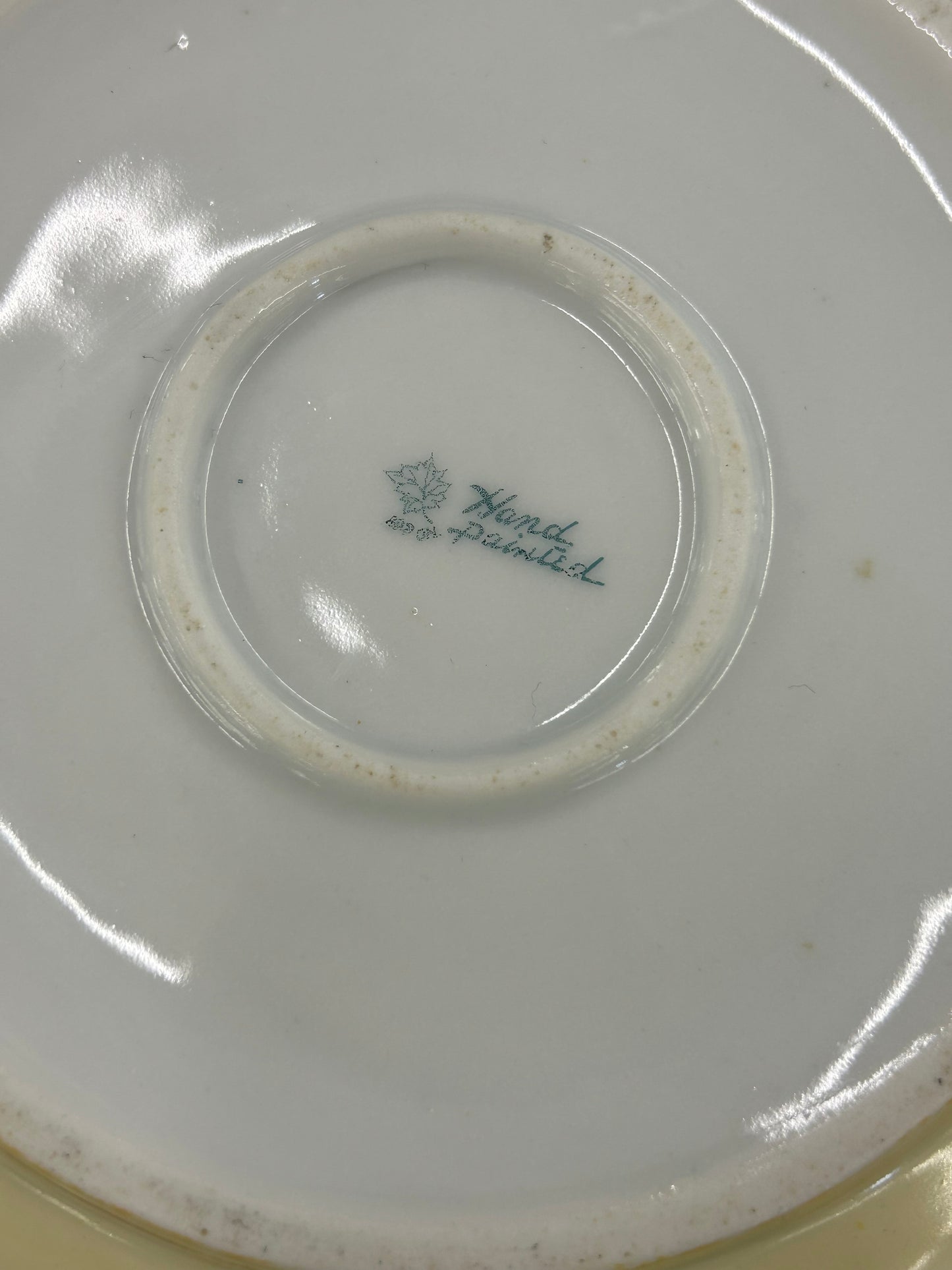 Elegant vintage porcelain bud vase