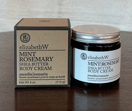 elizabethW Mint Rosemary Shea Butter Body Cream