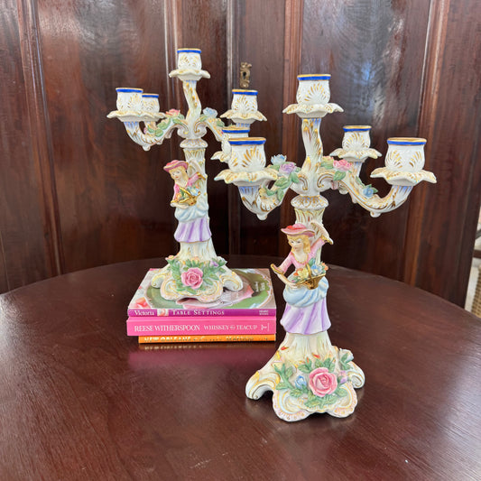German Dresden Candelabra