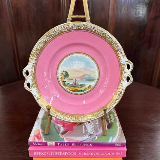 Victorian Topographical Dessert Plate