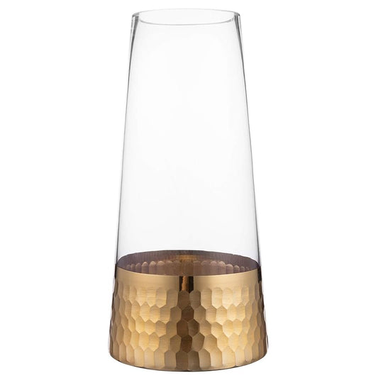 Gold Honeycomb Vase