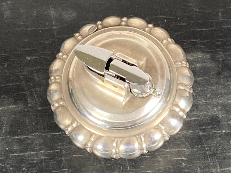 1940’s Ronson Crown Silver-plated Butane Lighter