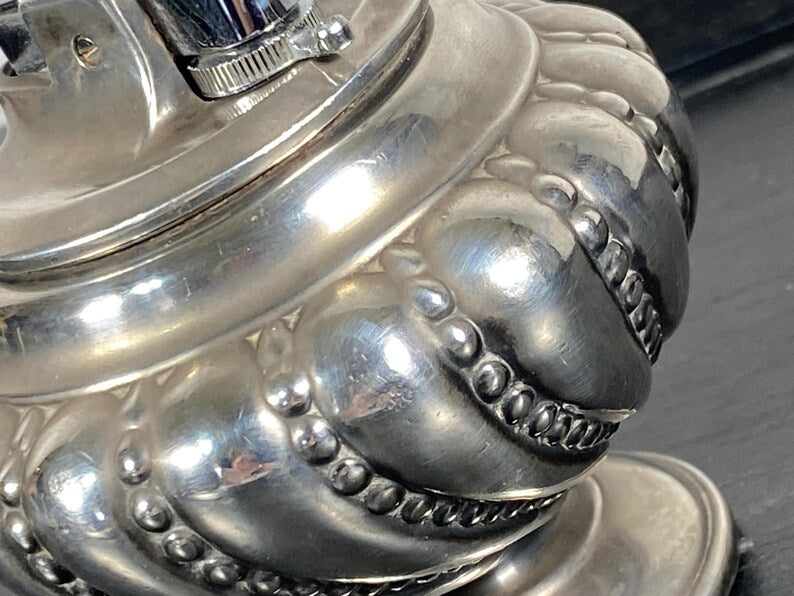 1940’s Ronson Crown Silver-plated Butane Lighter
