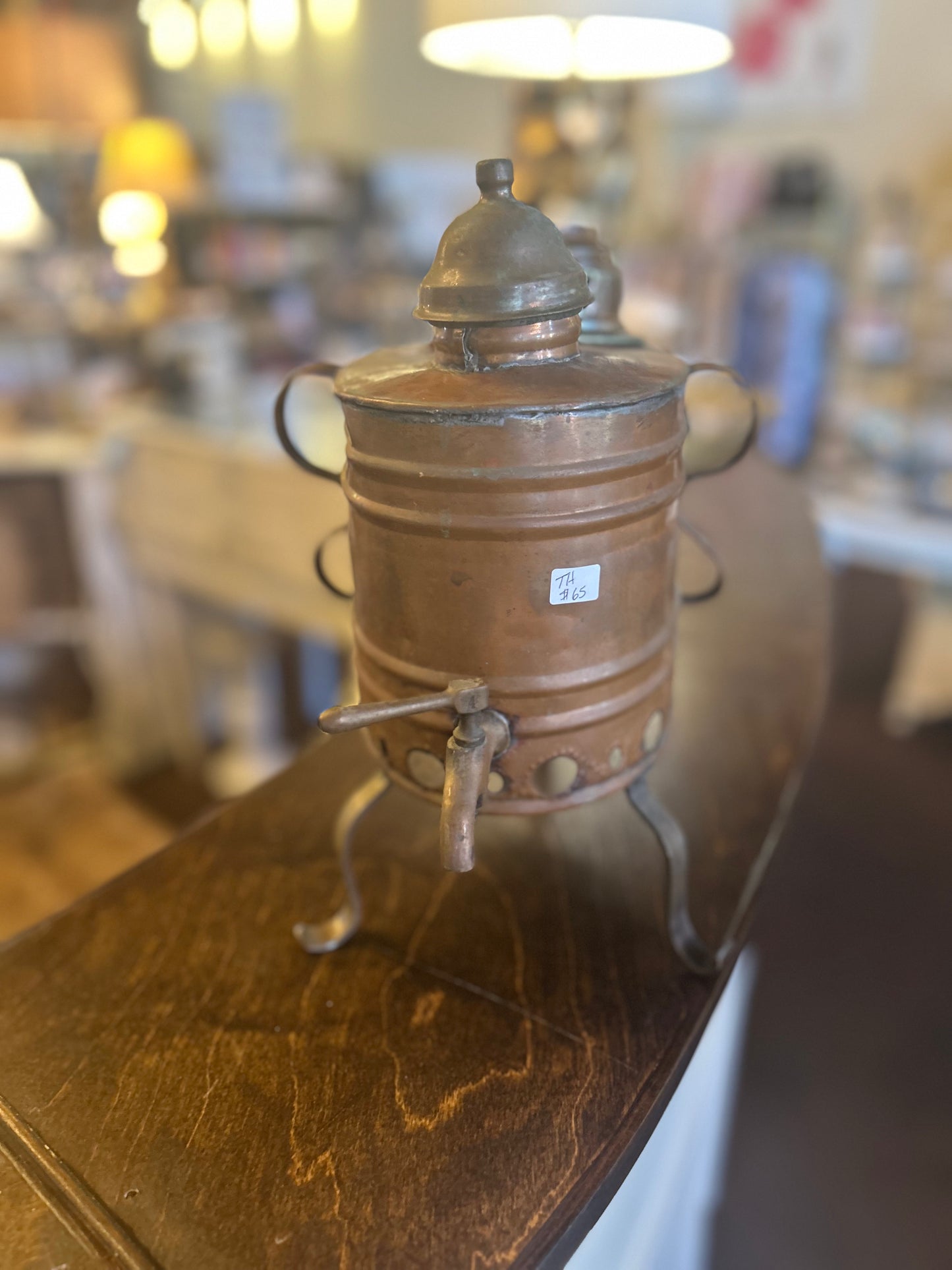 Antique Copper Samovar/Hot Water Urn