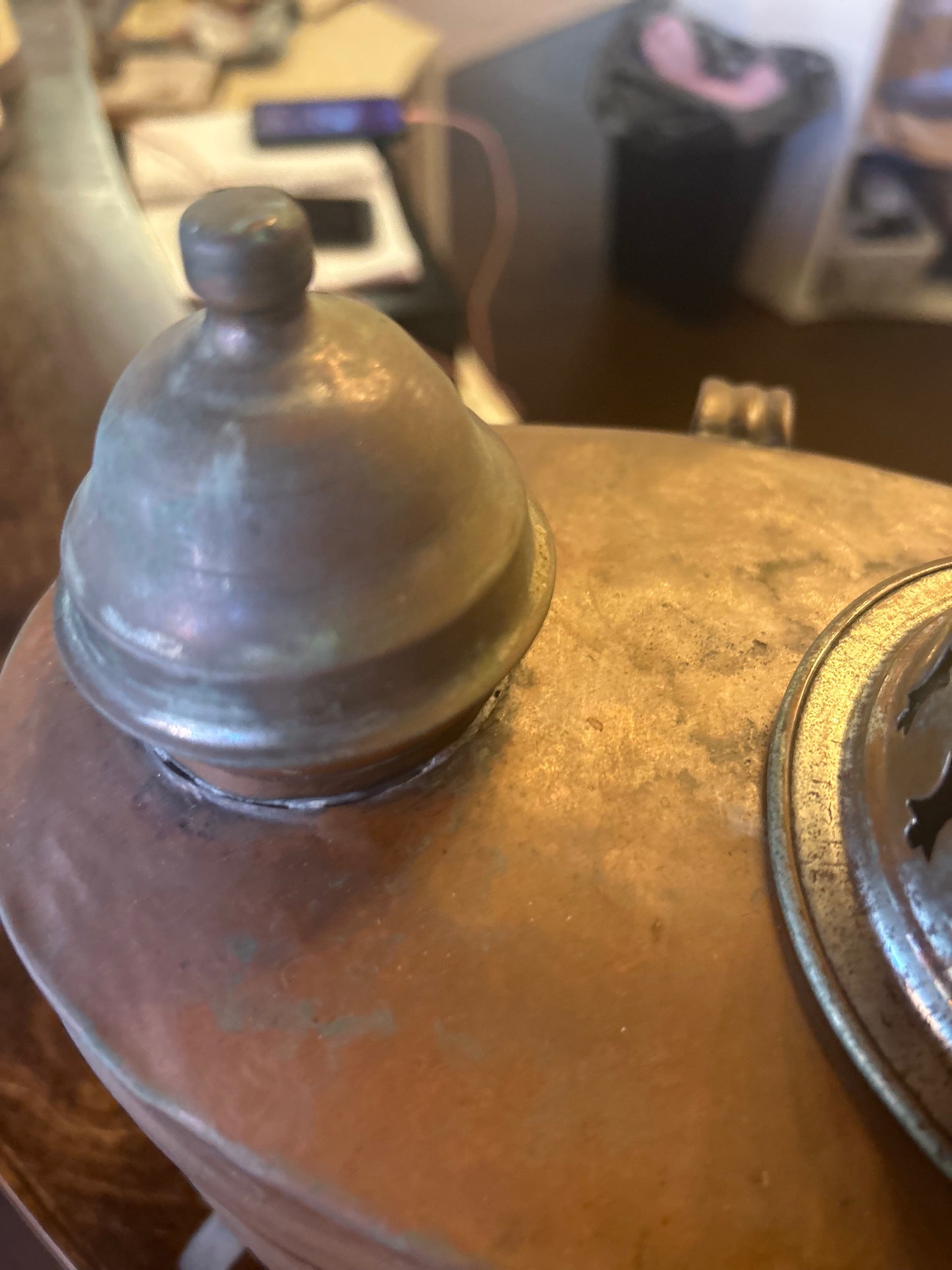 Antique Copper Samovar/Hot Water Urn