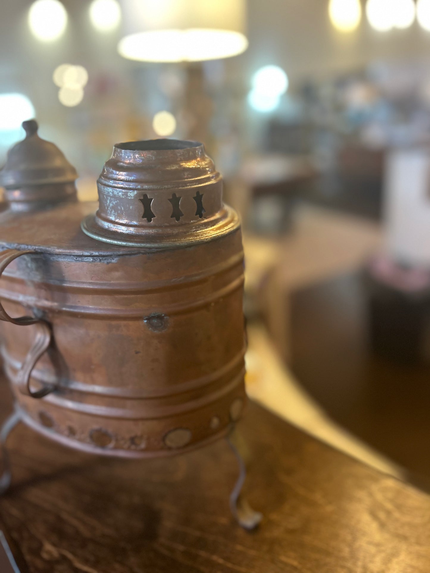 Antique Copper Samovar/Hot Water Urn