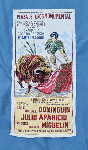 Bullfighting Matador Tapestry Spain Plaza De Toros Art