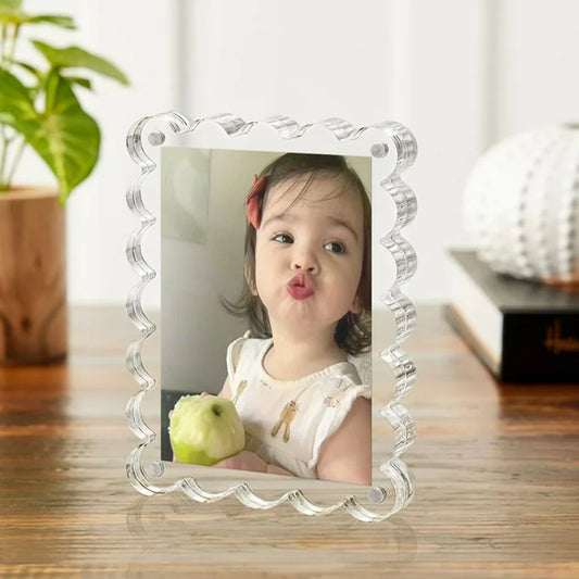 Squiggle Acrylic Tabletop Float Frame by Studio Decor