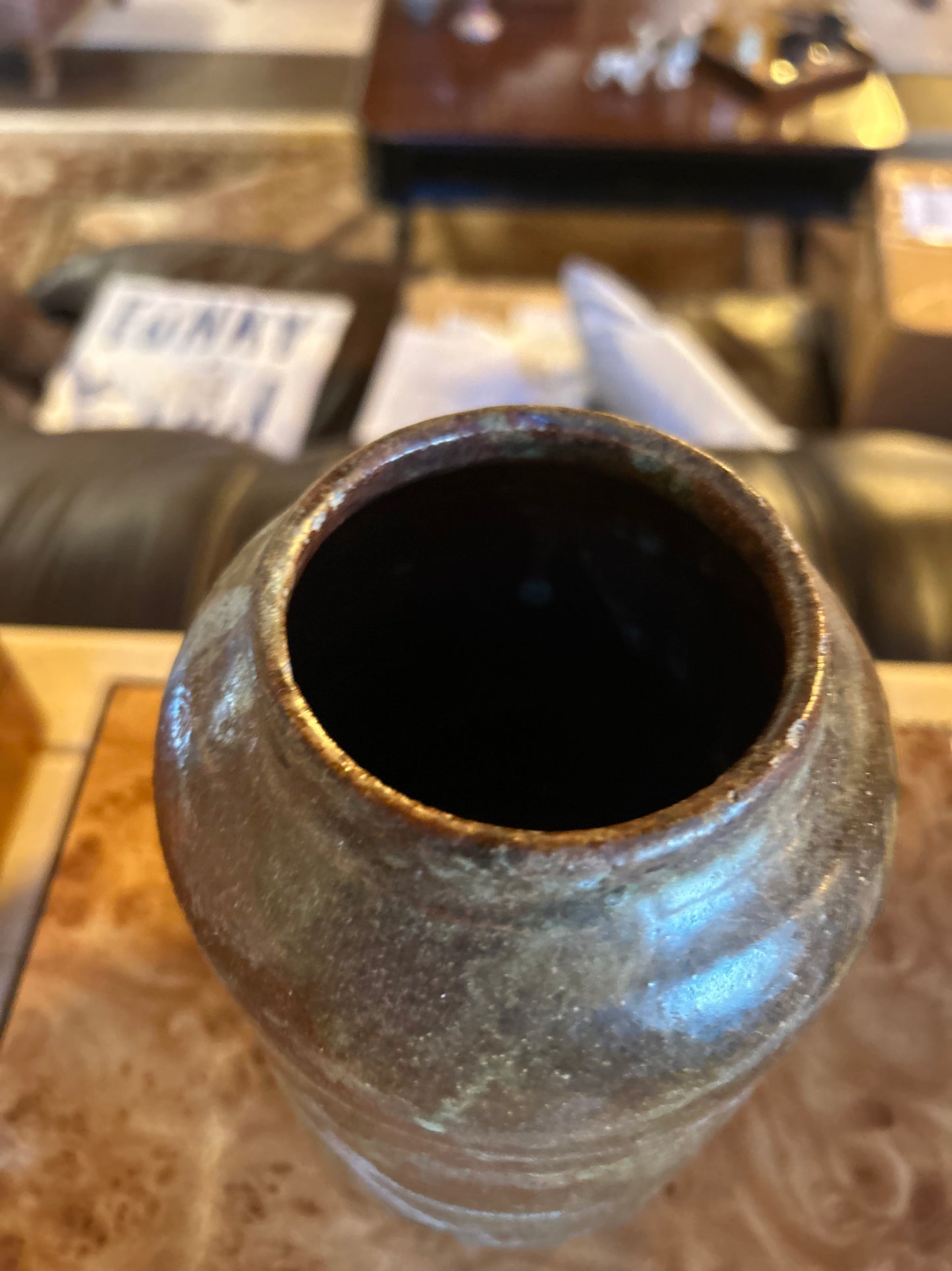 Ash Glaze Pottery Vase