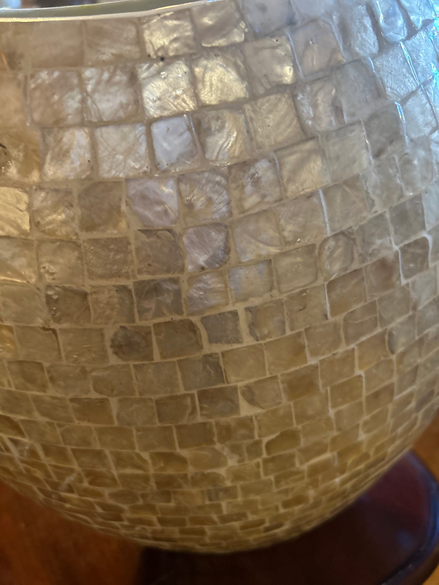 Gold Oval Vase