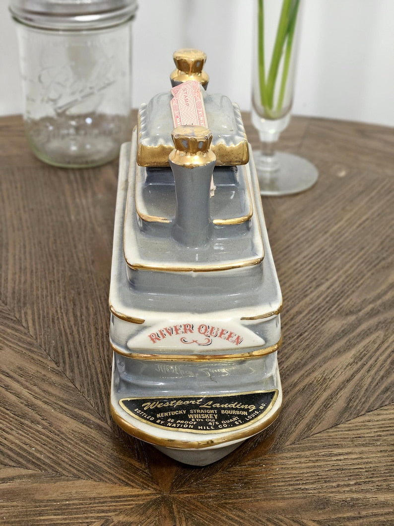 Vintage River Queen Whiskey Decanter