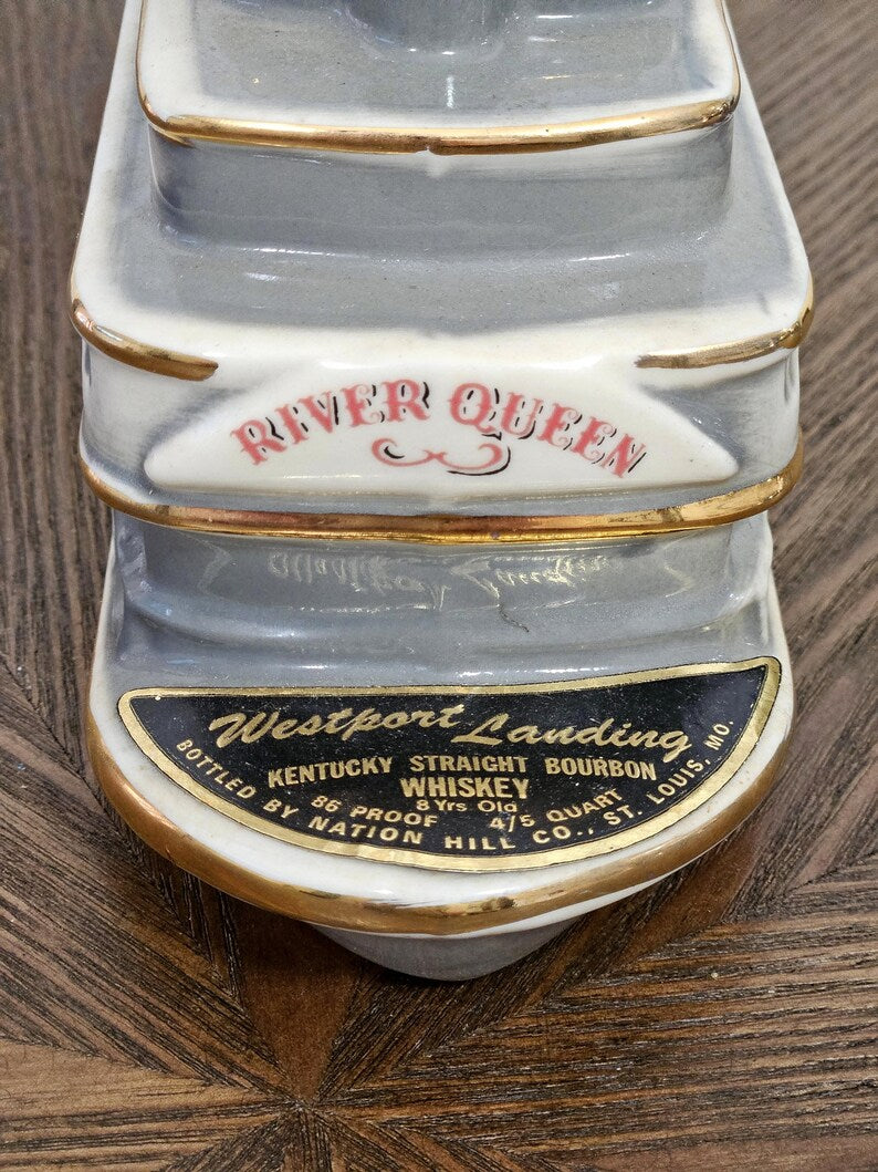 Vintage River Queen Whiskey Decanter
