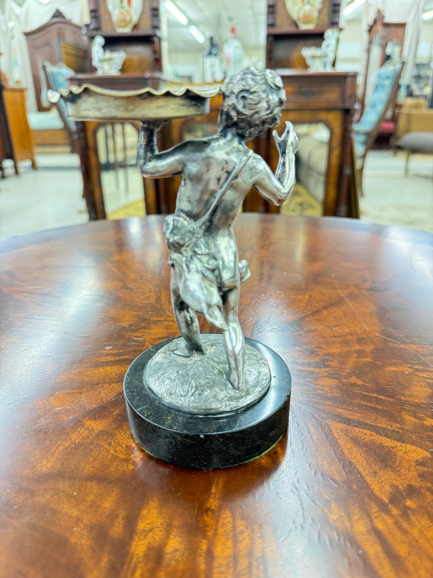 Antique Figural Card Holder