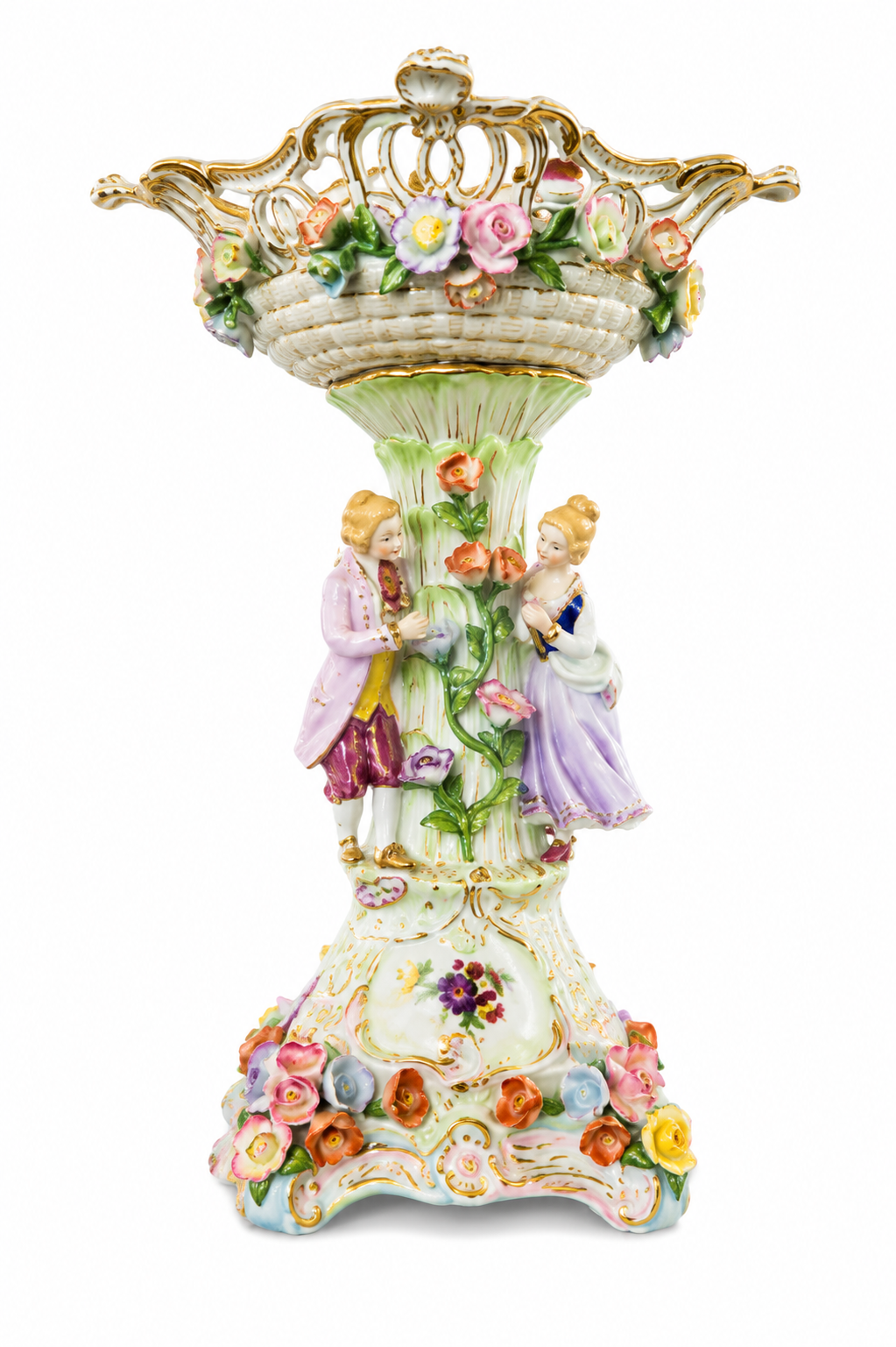 German Dresden Porcelain Figural