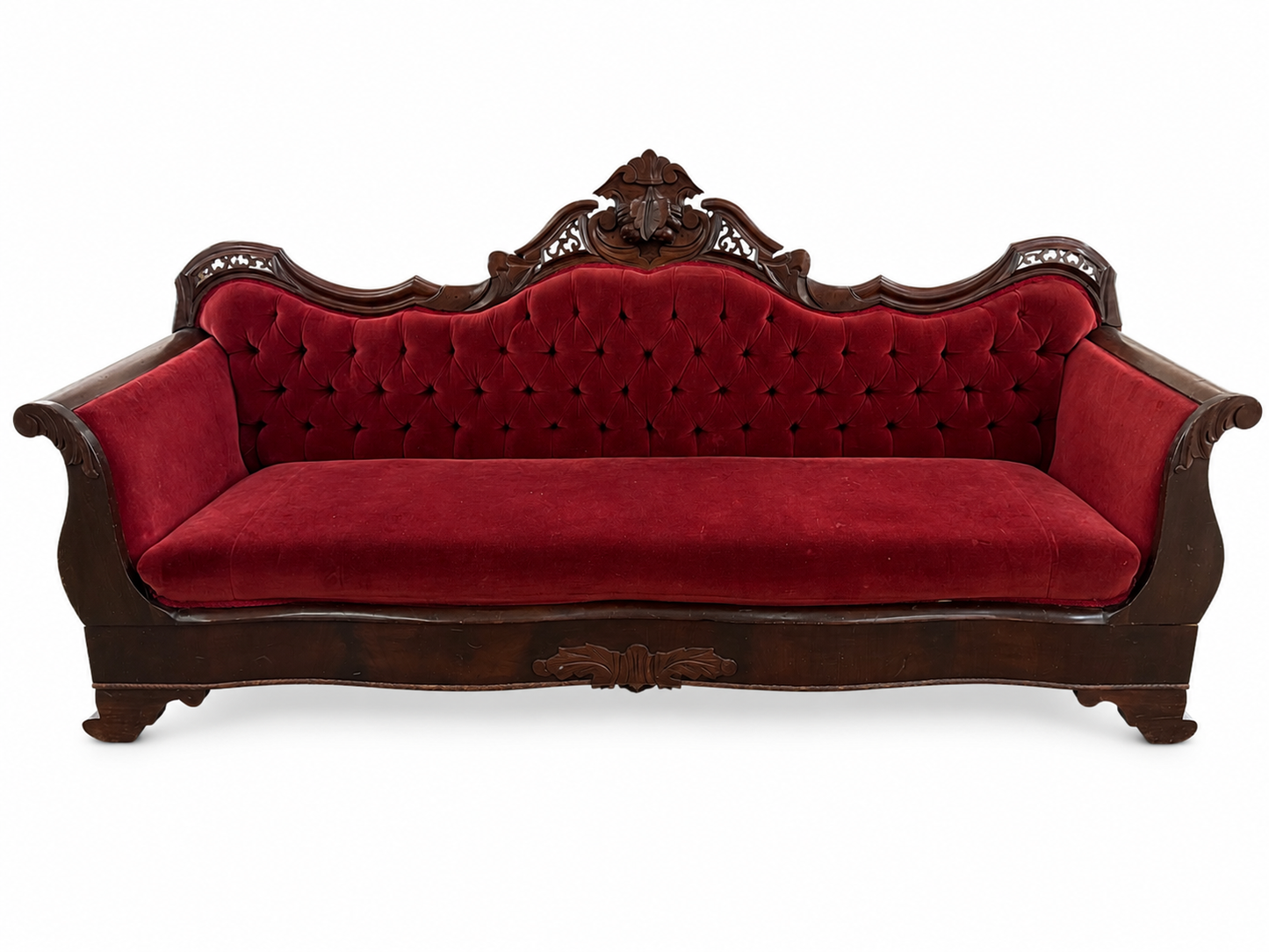Victorian Tufted Parlor Sofa
