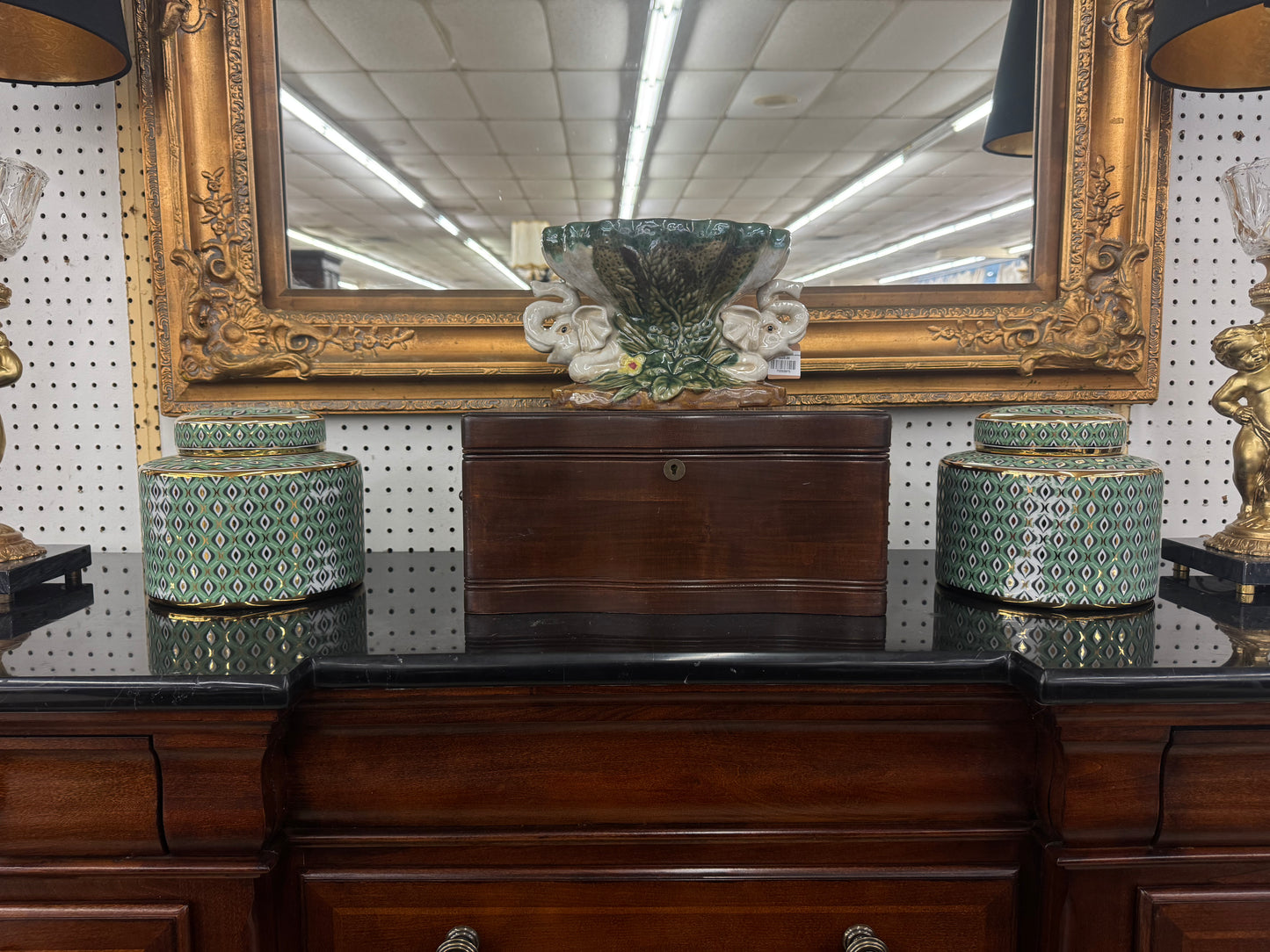 Green Gold Urn