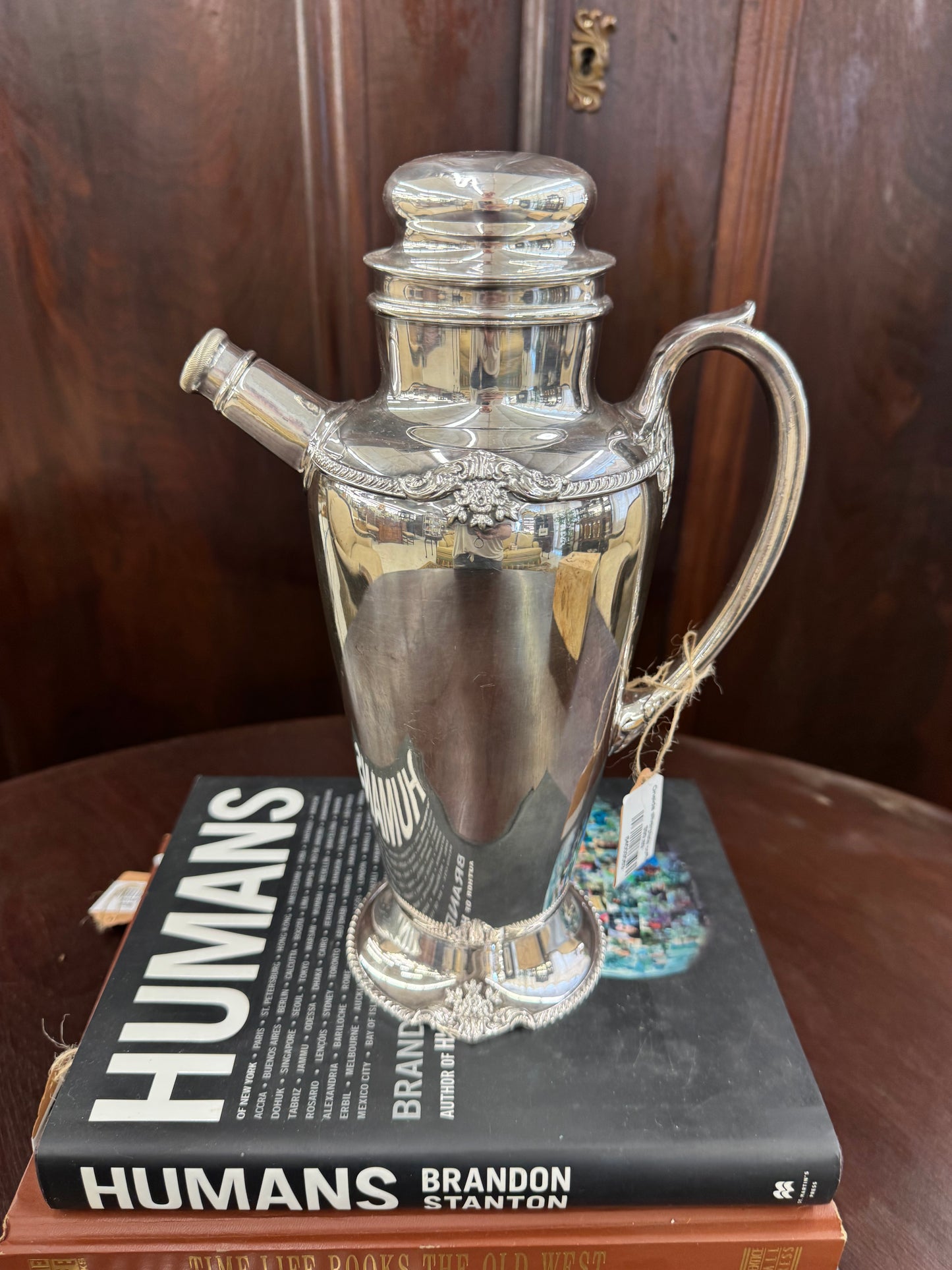 Oneida silverplate cocktail shaker