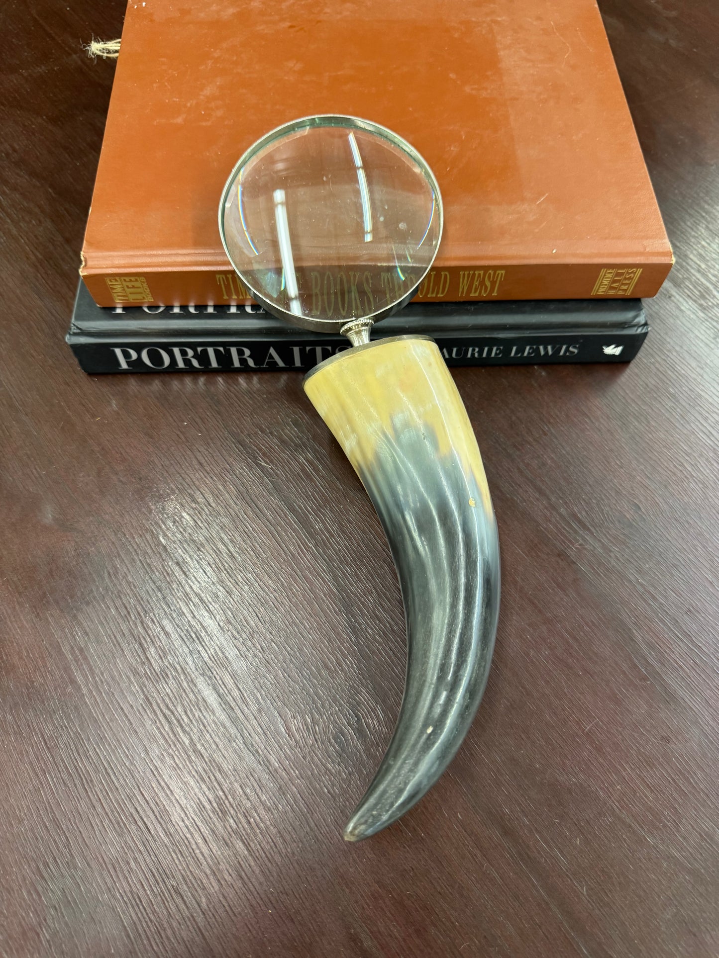 Horn magnifying glass