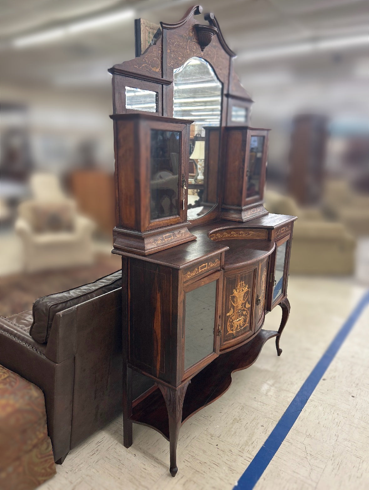 Victorian Rosewood Sideboard