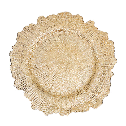 Radiant Elegance Starburst Charger Plates