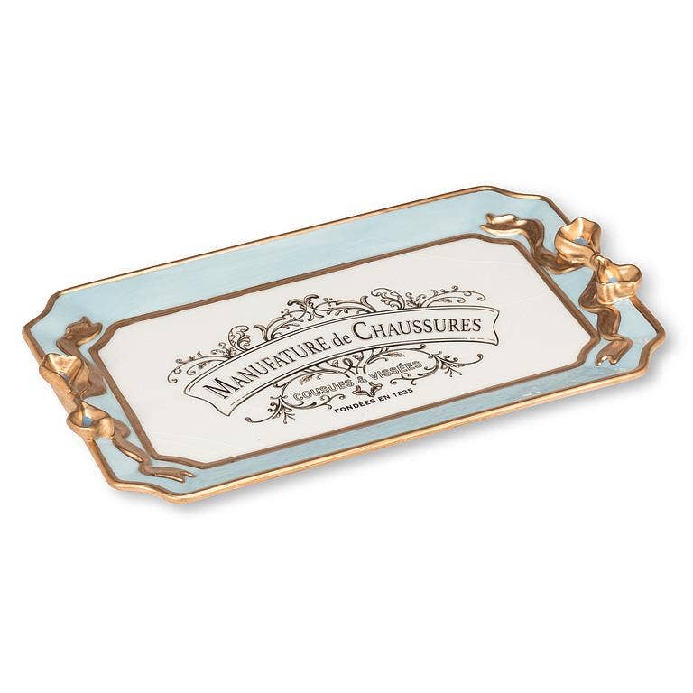 Rectangle Tray with Bow Detail