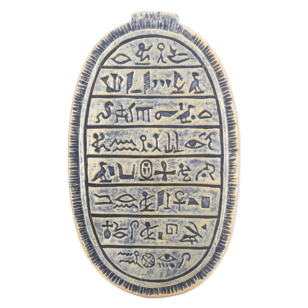 Egyptian Green & Gold Scarab