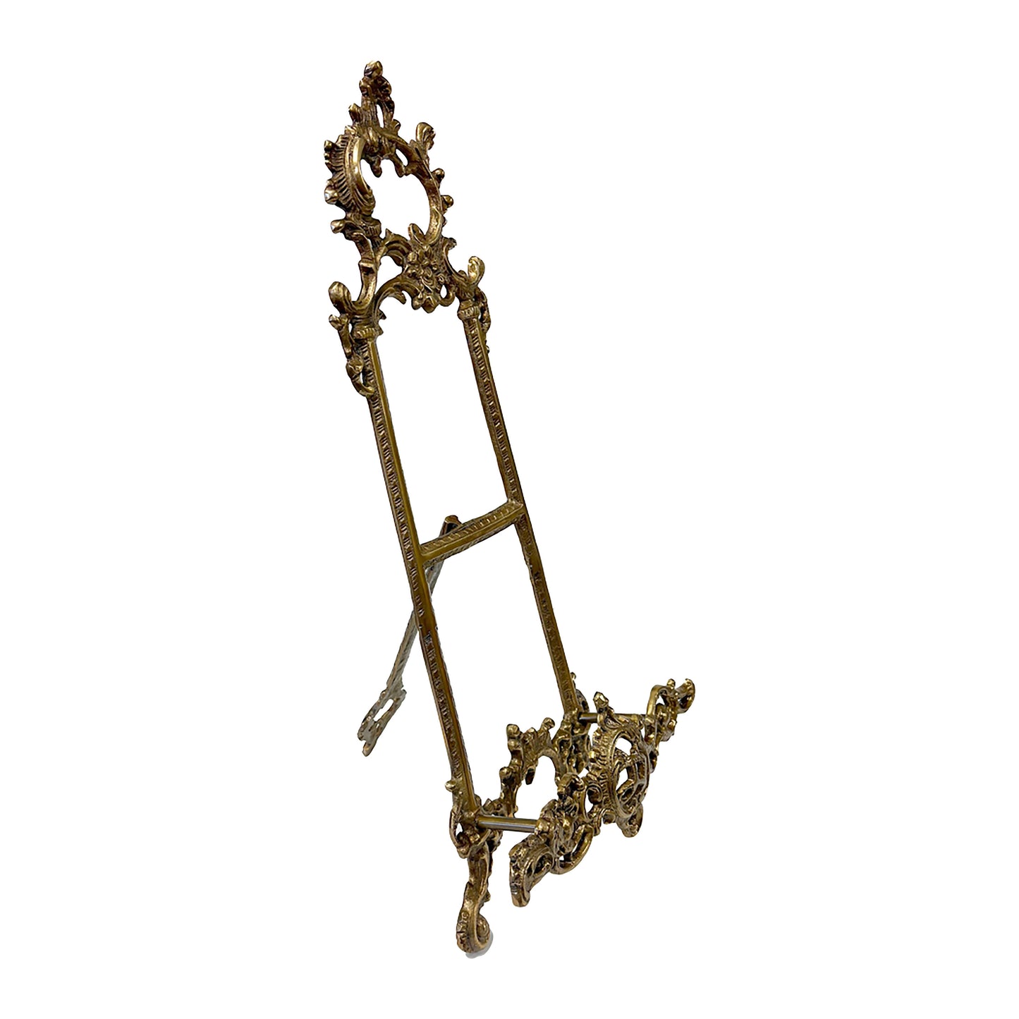 Vintage Style Solid Brass Photo-Plate Easel Stand - 2 sizes