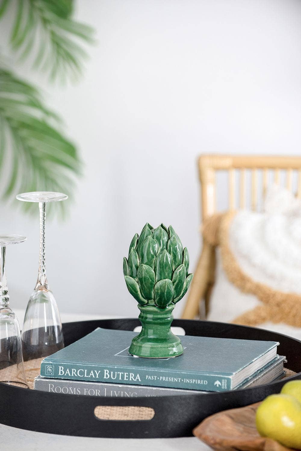 D4x7.5" Blooming Artichoke Accent, Small - Green
