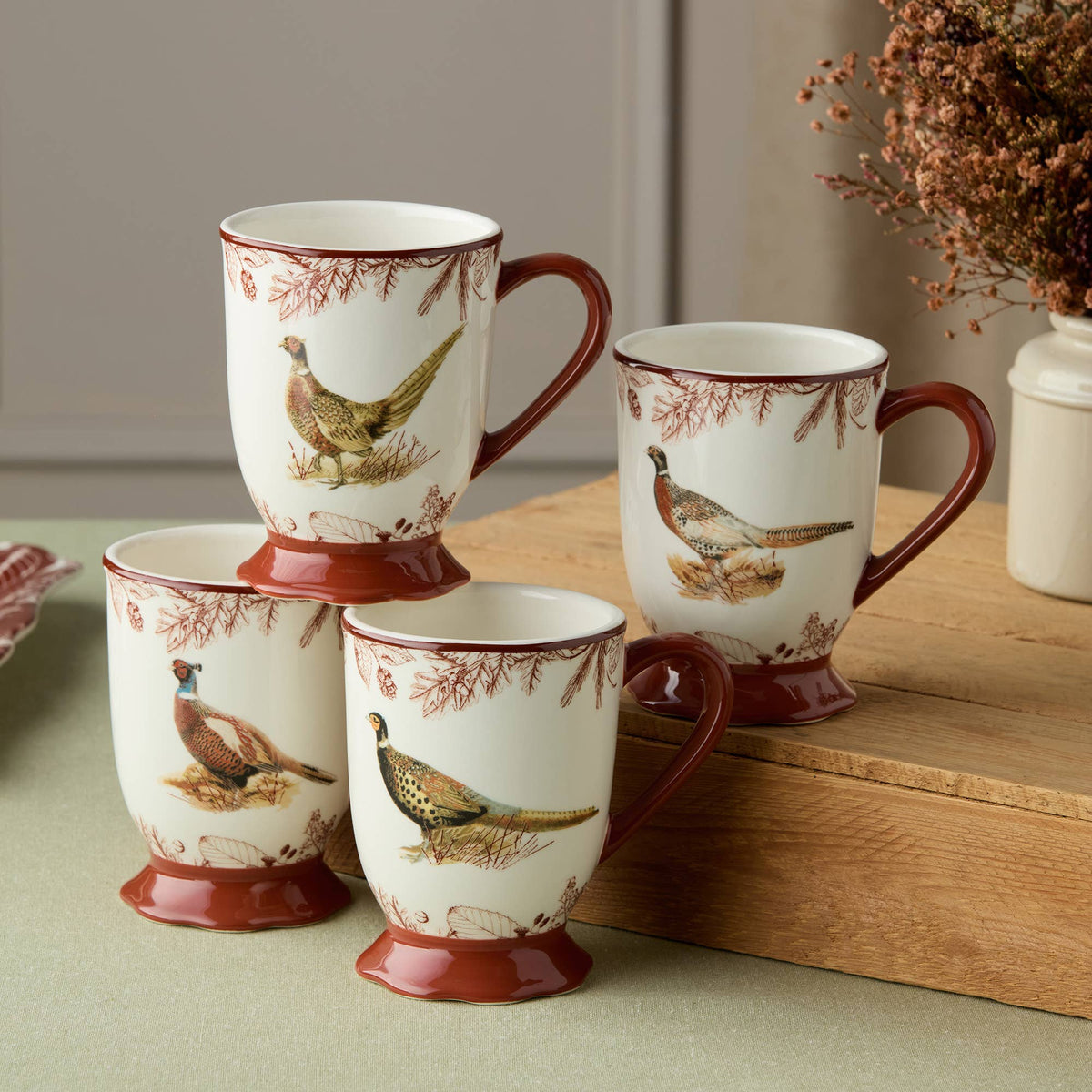Pheasant Grove Mug 16oz 4 asst
