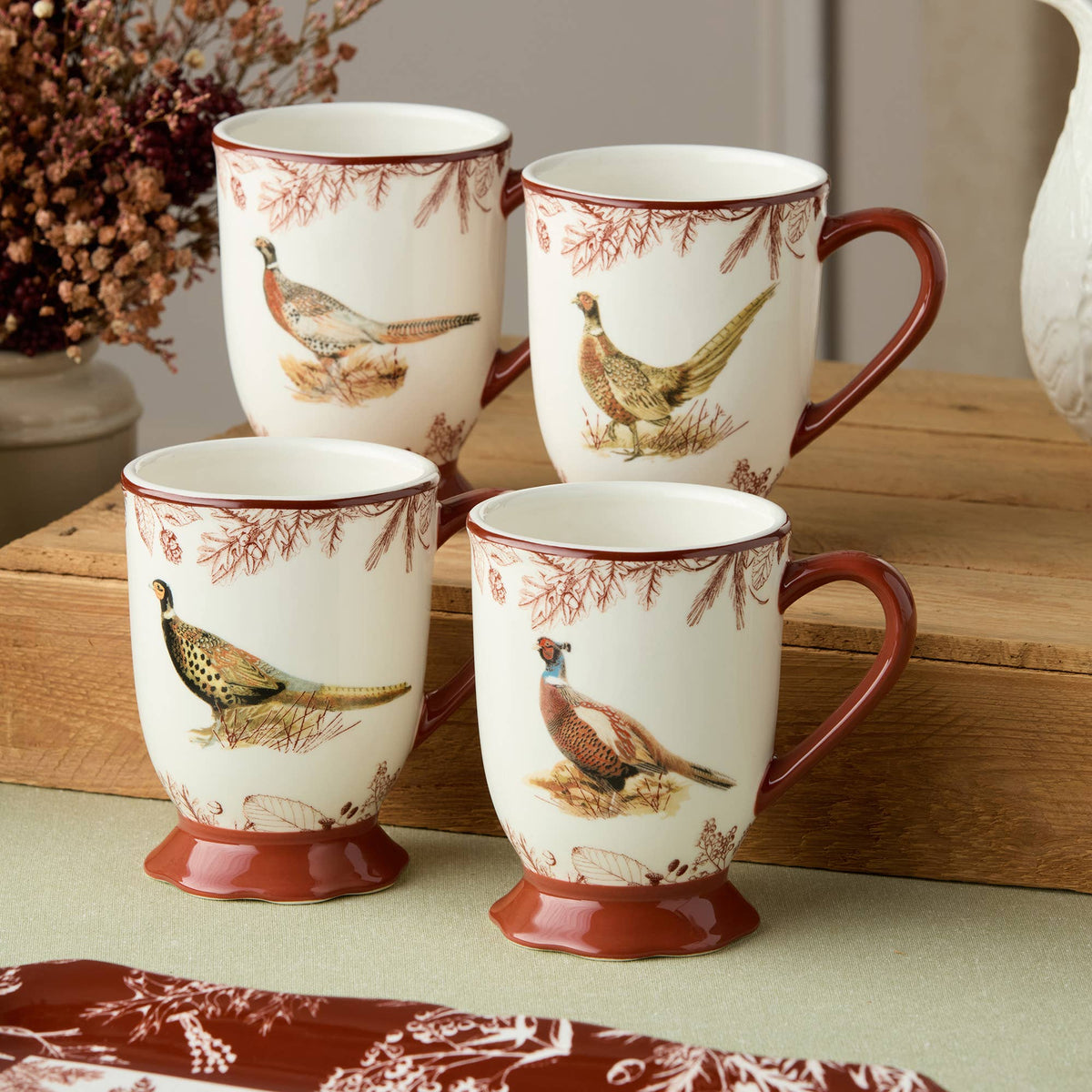 Pheasant Grove Mug 16oz 4 asst