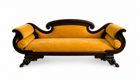 Empire Velvet Couch